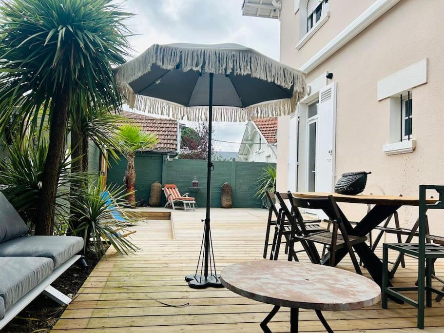 Villa8Pers 3'Piedplage Pleincentre Piscine Parking Arcachon Exterior photo