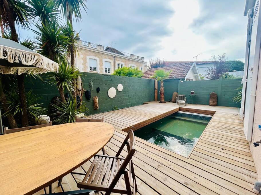 Villa8Pers 3'Piedplage Pleincentre Piscine Parking Arcachon Exterior photo